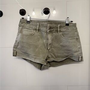 American Eagle Outfitters Women's Olive Jean Shorts